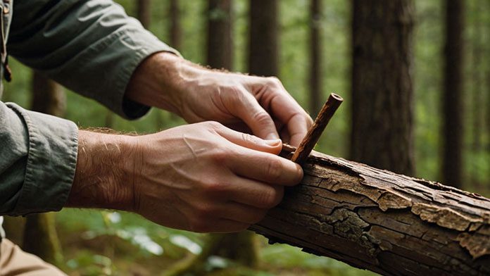 How To Make A Hiking Stick 2