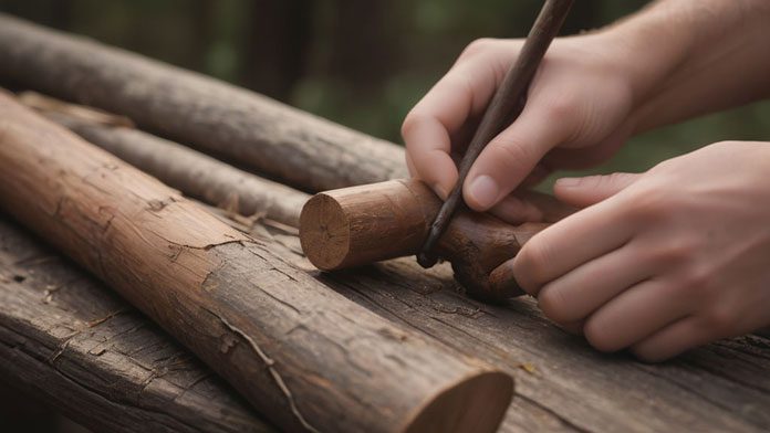 How To Make A Hiking Stick 3