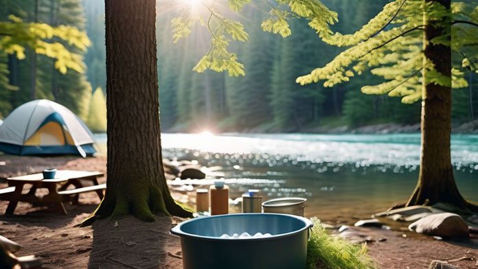 How To Wash Dishes While Camping 4